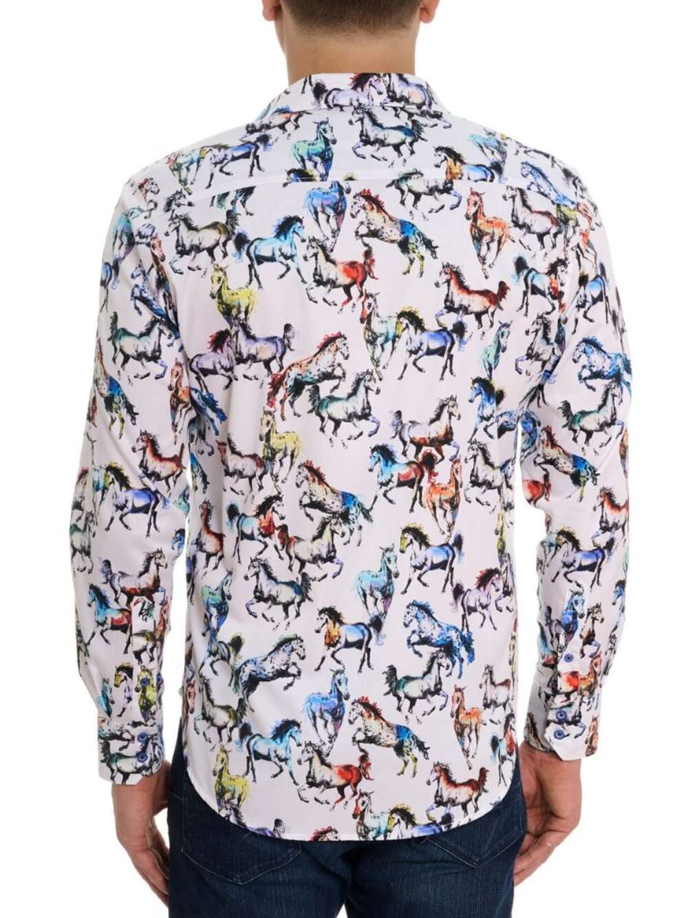ROBERT GRAHAM Year of Horse THOROUGHBRED LONG SLEEVE BUTTON SHIRT BIG 2XL NWT - Picture 3 of 10